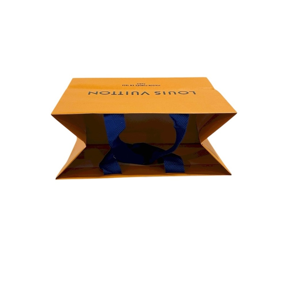 AUTHENTIC LOUIS VUITTON Gift bag Luxury Designer Presentation Orange Blue - Picture 9 of 10
